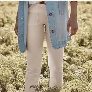 J Jill denim high rise denim straight leg size 12